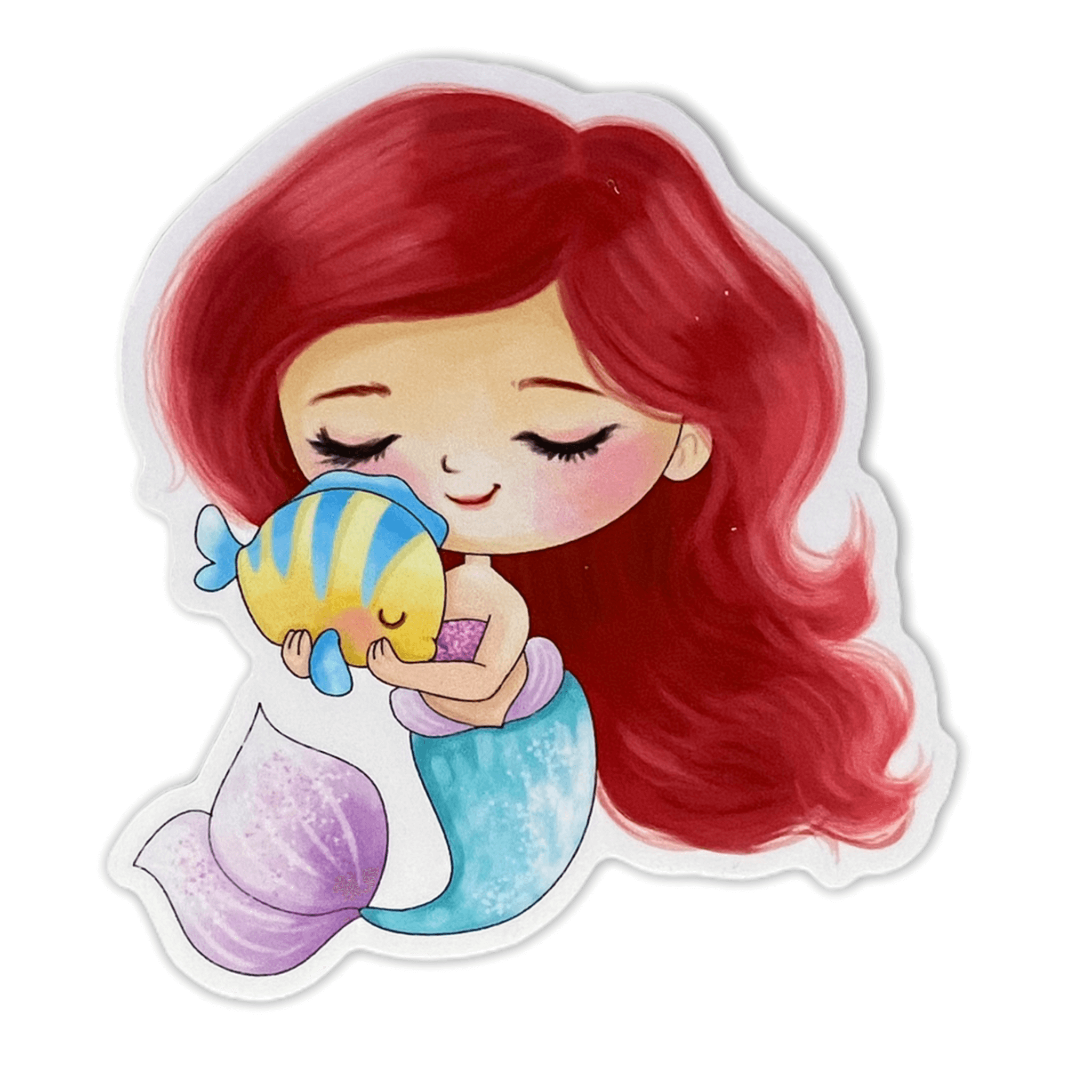 Princess Mermaid Sticker (#212) - Artistic Flavorz
