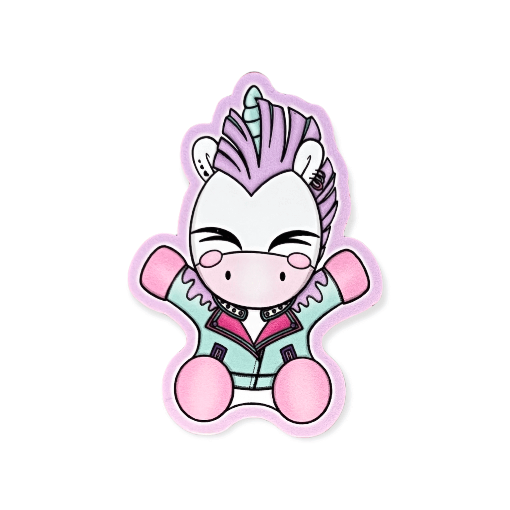 Punky Pastel Unicorn Sticker (#57) - Artistic Flavorz
