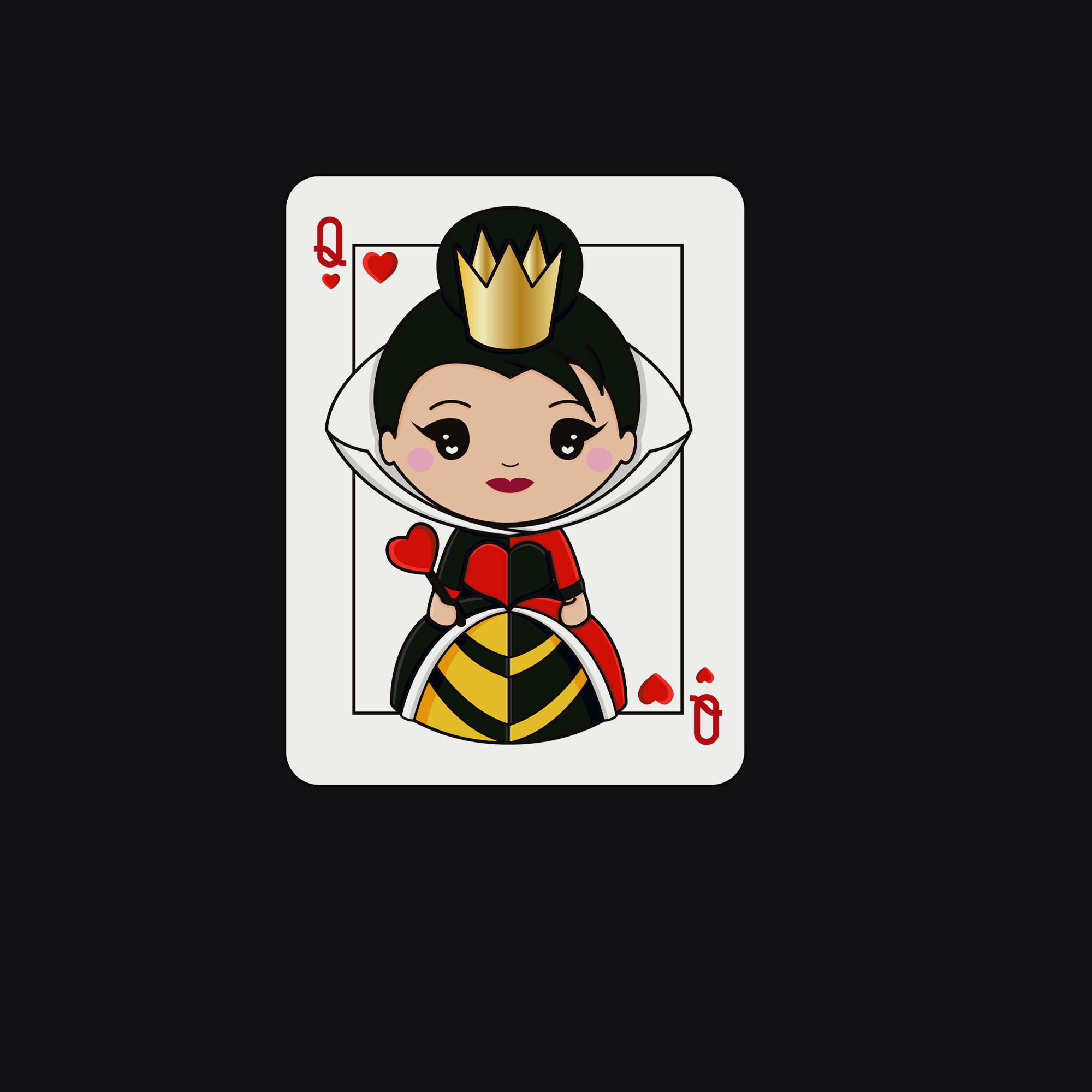 Heart to Heart Queen T-Shirt - Artistic Flavorz