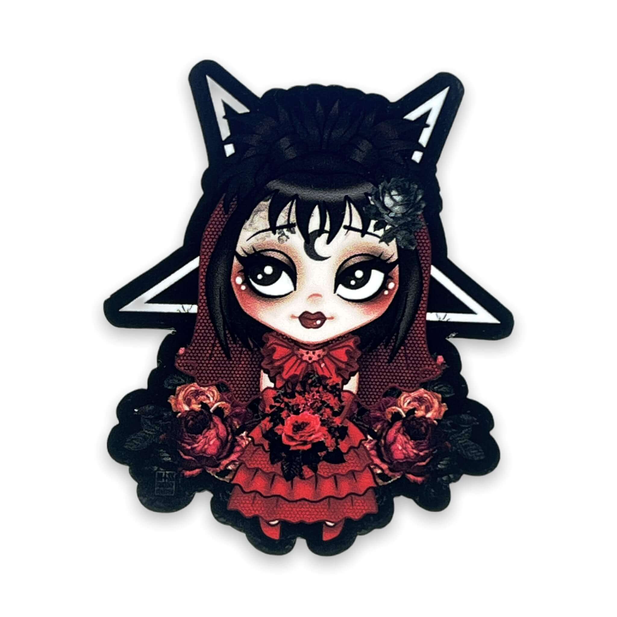 Red Bride Sticker (#139) - Artistic Flavorz