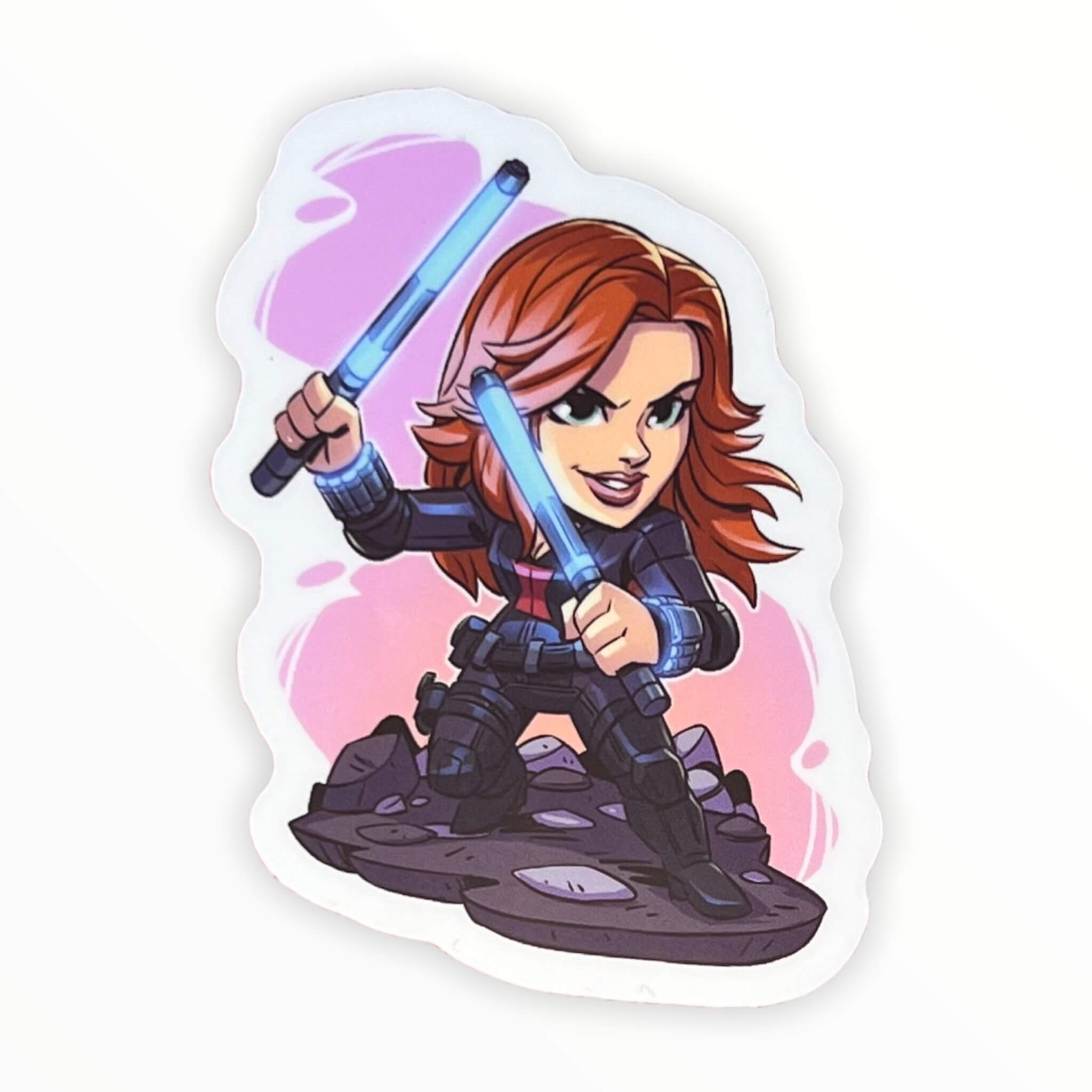 Redhead Assassin Sticker (#356) - Artistic Flavorz
