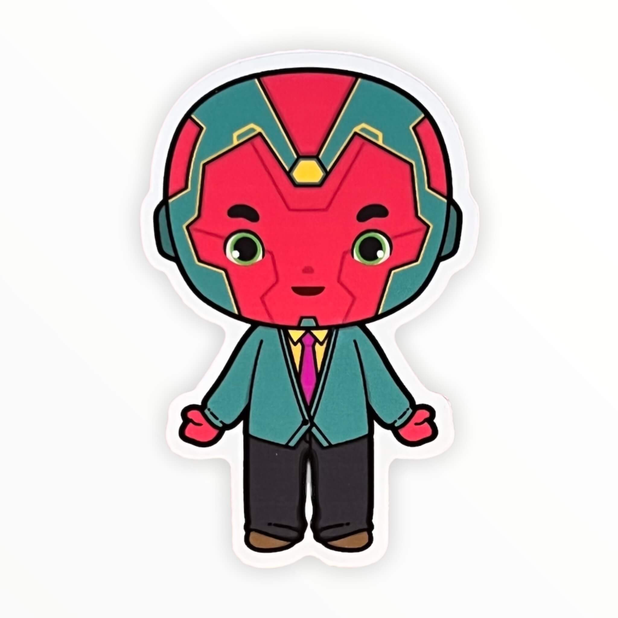 Retro V Sweater Sticker (#189) - Artistic Flavorz