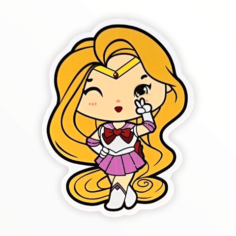Sailor Lanterns Princess Sticker (#180) - Artistic Flavorz