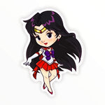 Sailor Red Chibi Cutie Sticker (#193) - Artistic Flavorz