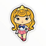 Sailor Resting Princess Sticker (#183) - Artistic Flavorz