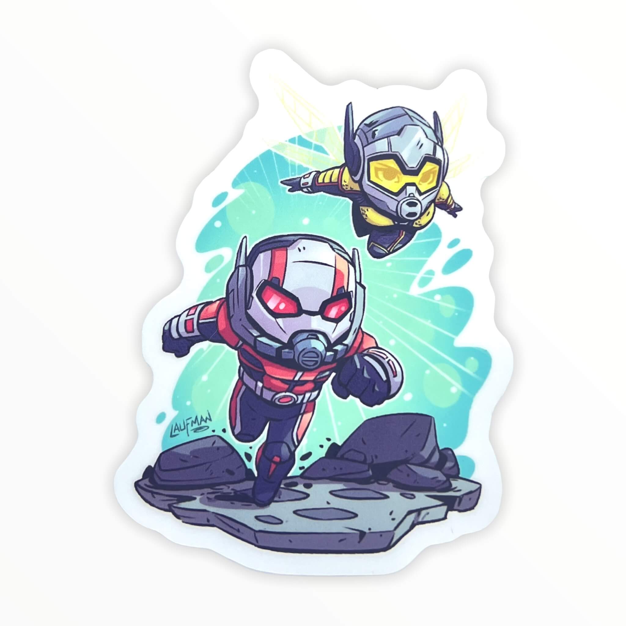 Shrinking Man Sticker (#349) - Artistic Flavorz