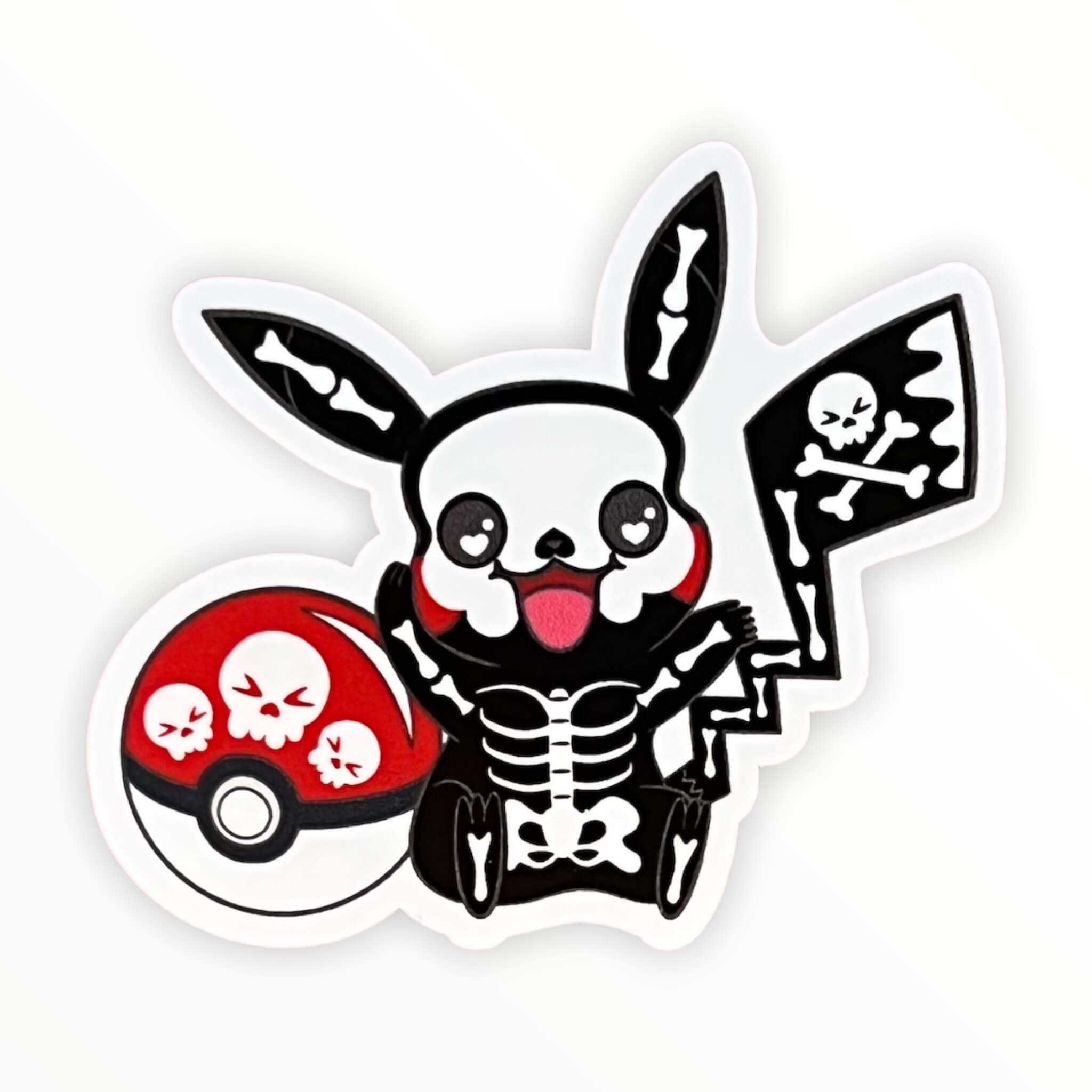 Skelly Lightning Sticker (#125) - Artistic Flavorz