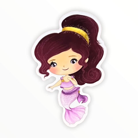 Strong Princess Mermaid Sticker (#208) - Artistic Flavorz