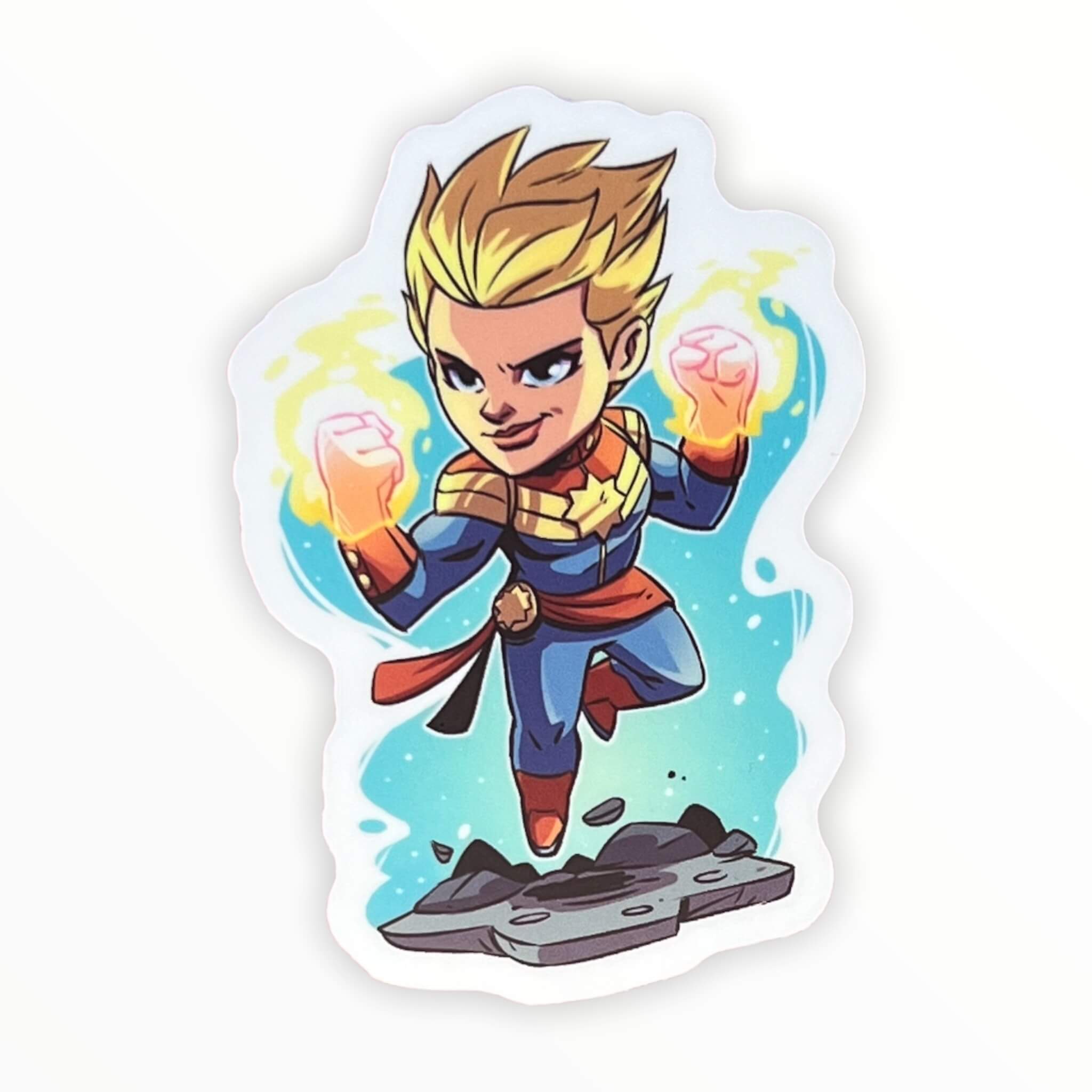 Super Captain Sticker (#357) - Artistic Flavorz
