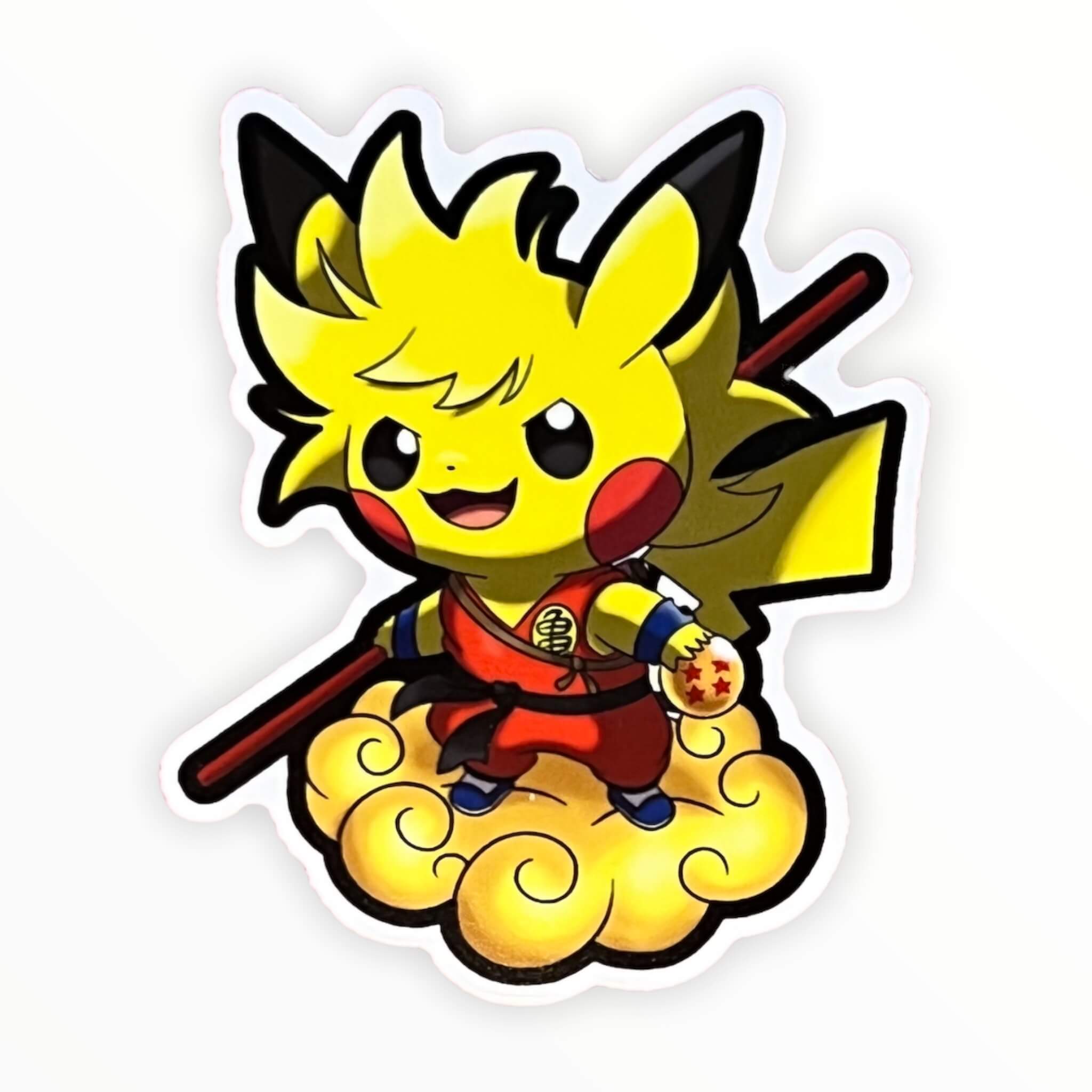 Super Saiyan Lightning Cutie Sticker (#465) - Artistic Flavorz