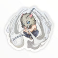 TWR Chibi Pig Face DS Sticker (#444) - Artistic Flavorz