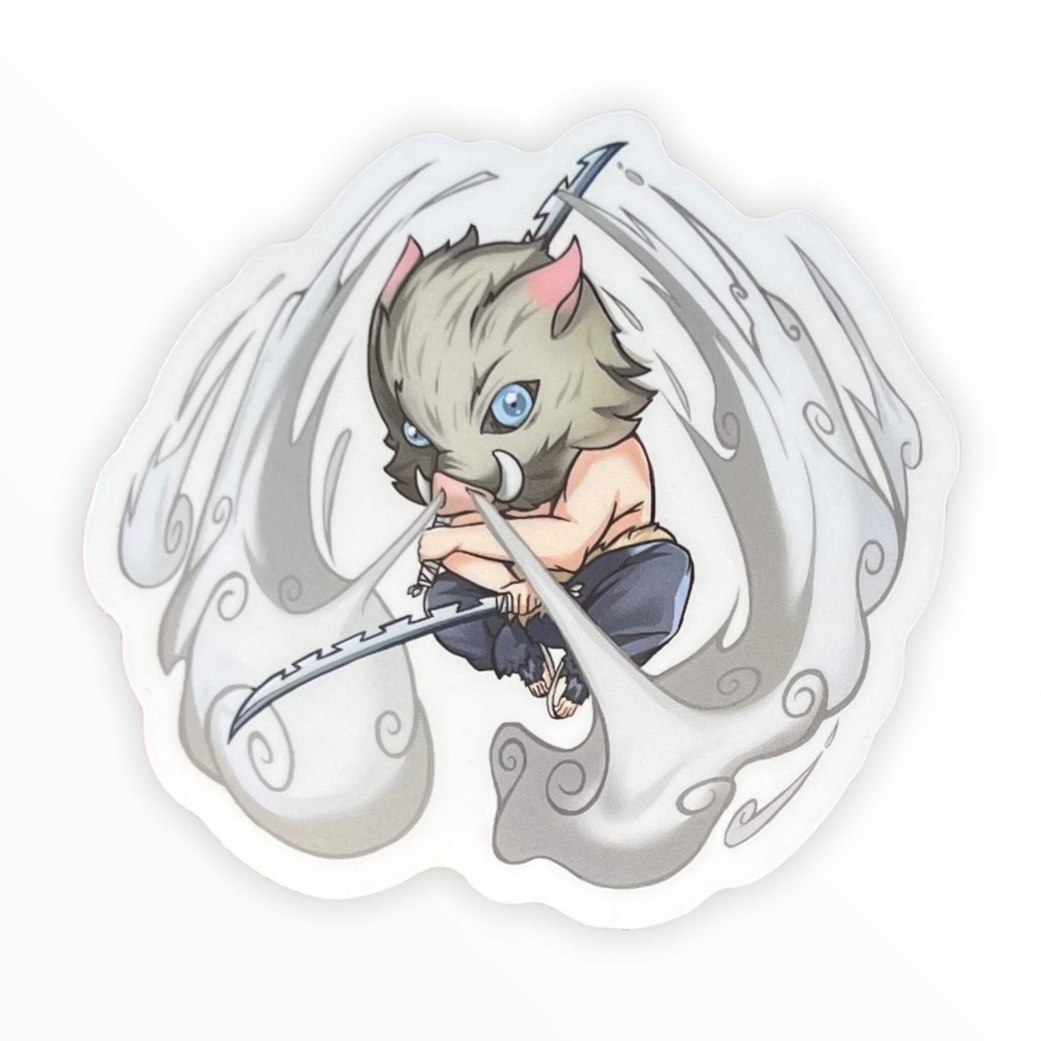 TWR Chibi Pig Face DS Sticker (#444) - Artistic Flavorz