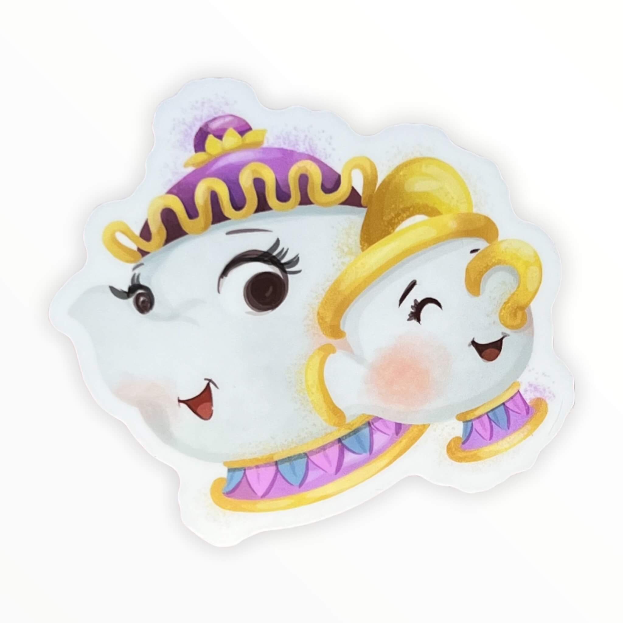 Teapot and Cup Sticker (#482) - Artistic Flavorz