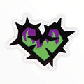 Thorn Heart Fire Sticker (#114) - Artistic Flavorz