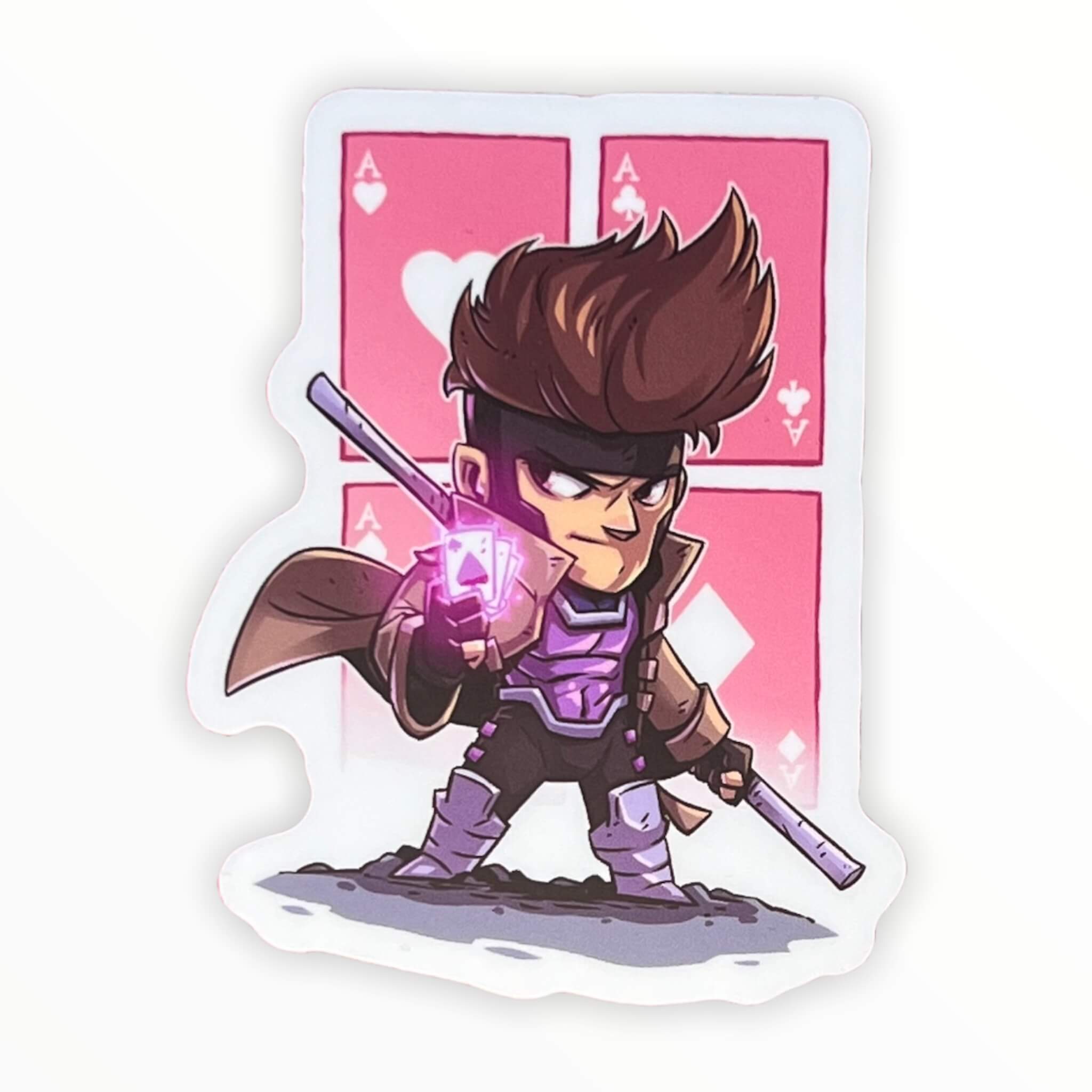 Throwing Cards Sticker (#334) - Artistic Flavorz