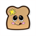Toast Sticker (#60) - Artistic Flavorz
