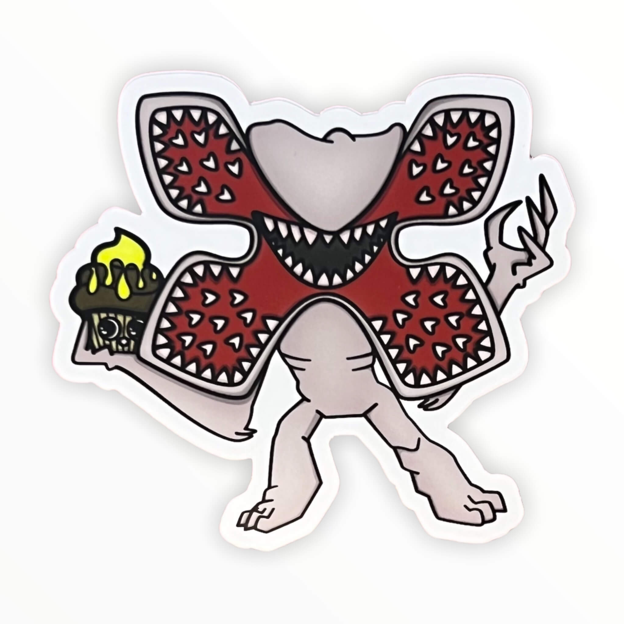 Upside-down Monster Sticker (#89) - Artistic Flavorz