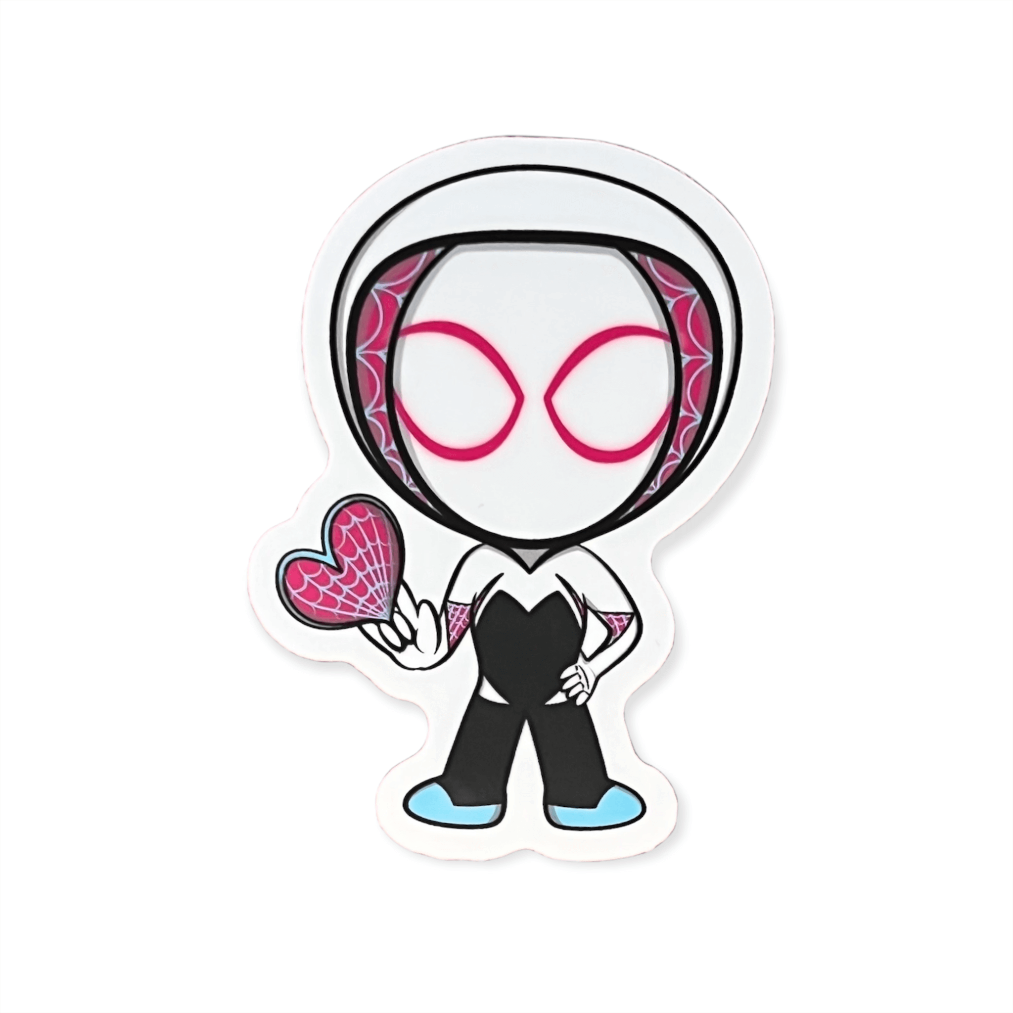 Web Swinger Girl Sticker (#47) - Artistic Flavorz