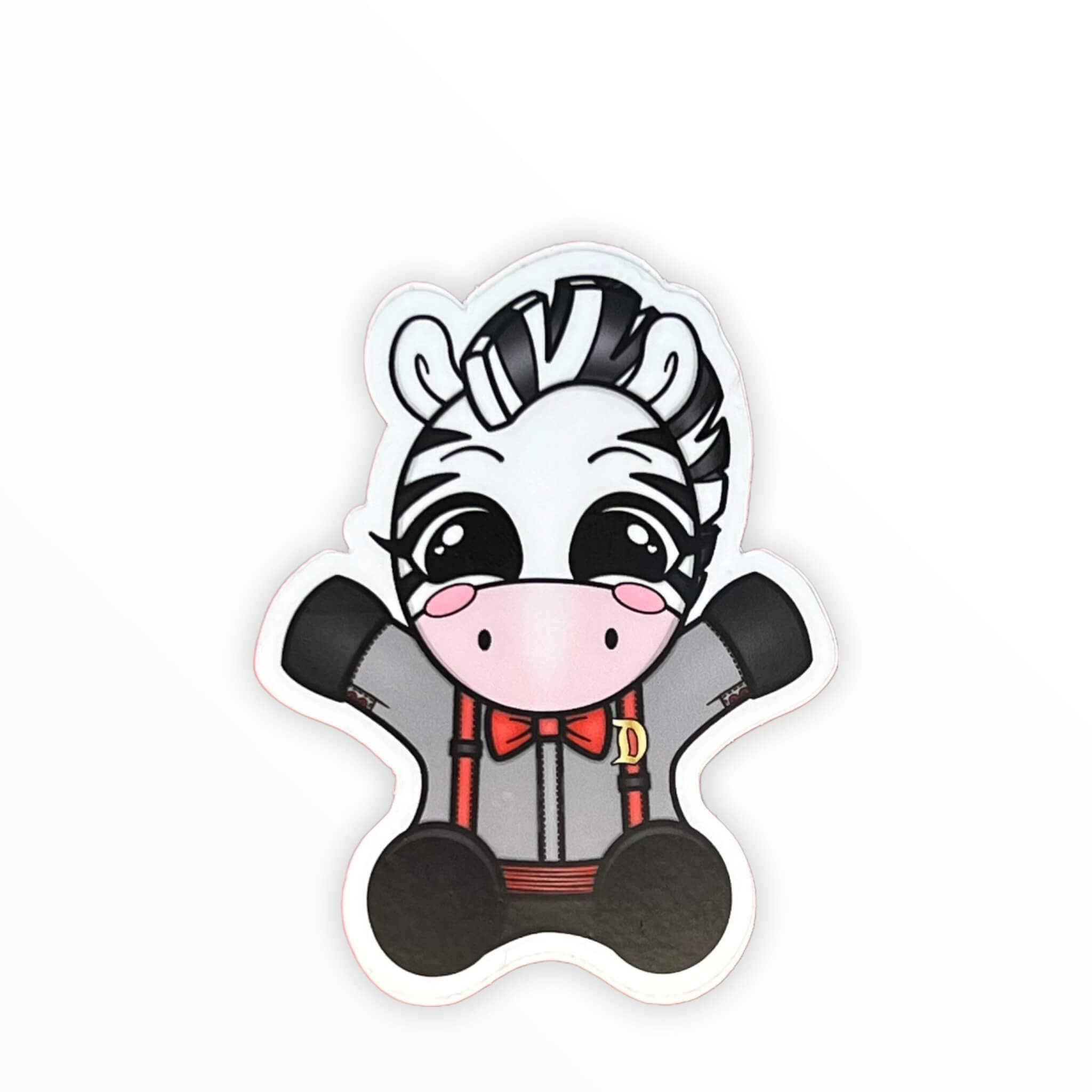 Zeke the Zebra Sticker (#325) - Artistic Flavorz