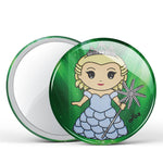Glinda Button Mirror - Artistic Flavorz