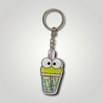 Cute Frog Boba Acrylic Keychain