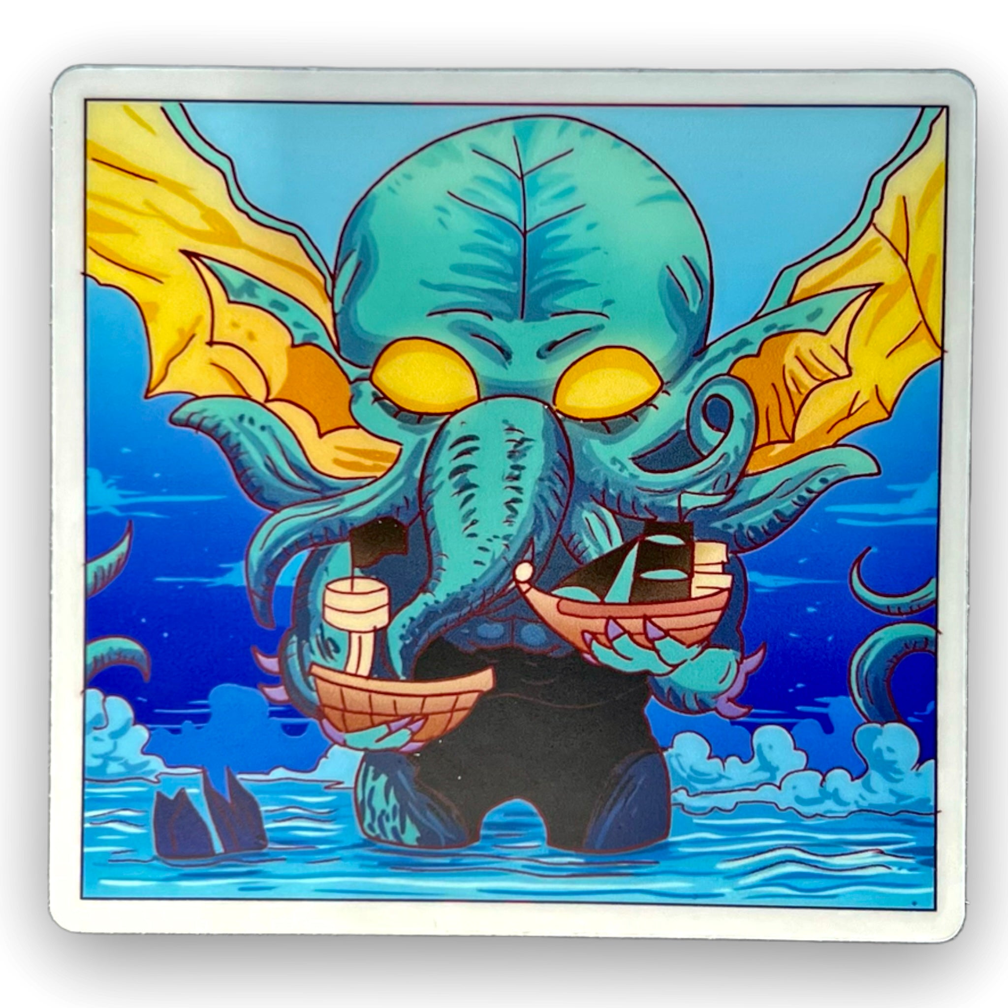 Sea Monster Sticker (#914) - Artistic Flavorz
