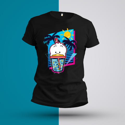 Cute Duck Boba T-Shirt - Artistic Flavorz