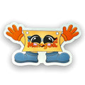 Peach Mango Pie Cutie Sticker (#909) - Artistic Flavorz