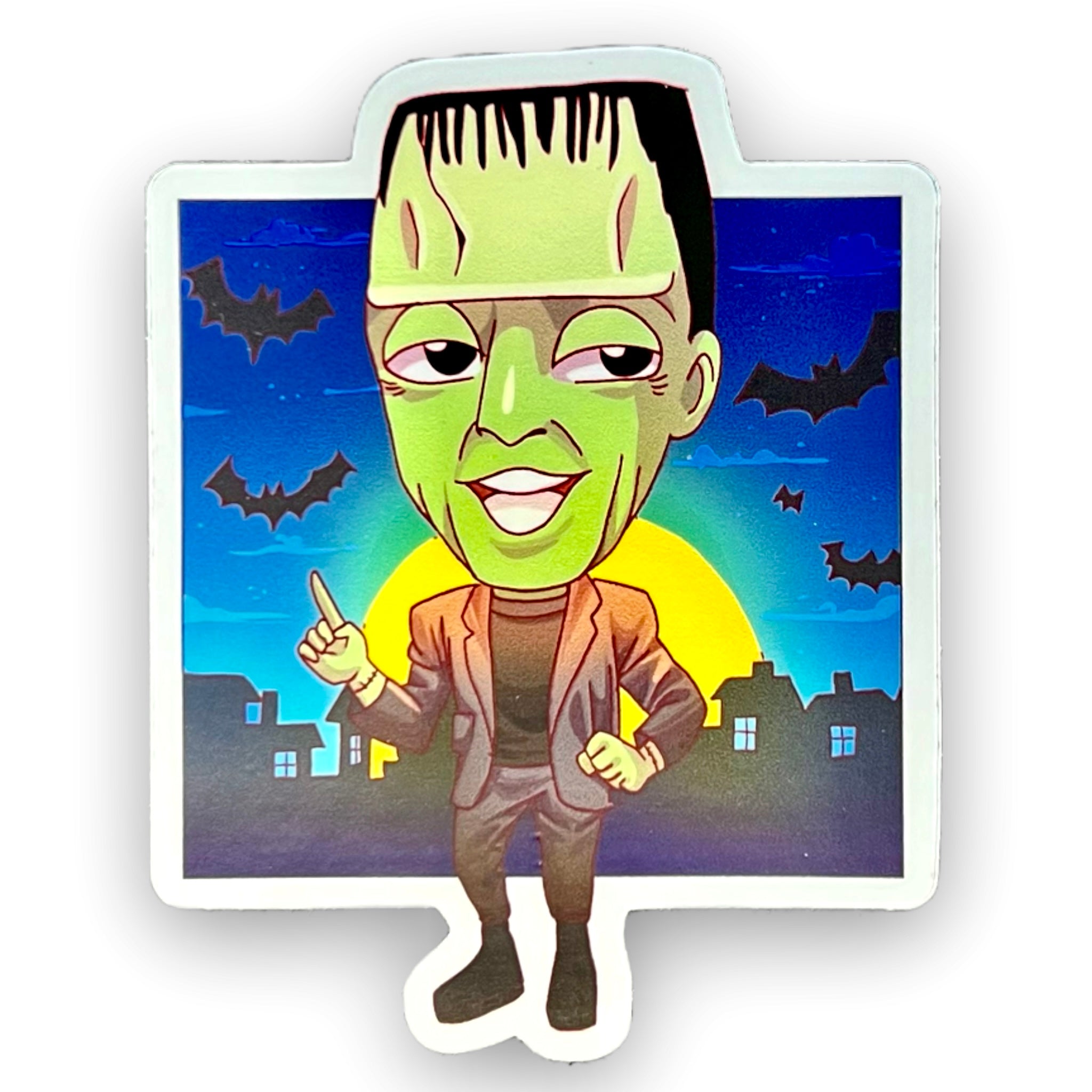 Monster Family Dad Sticker (#921) - Artistic Flavorz