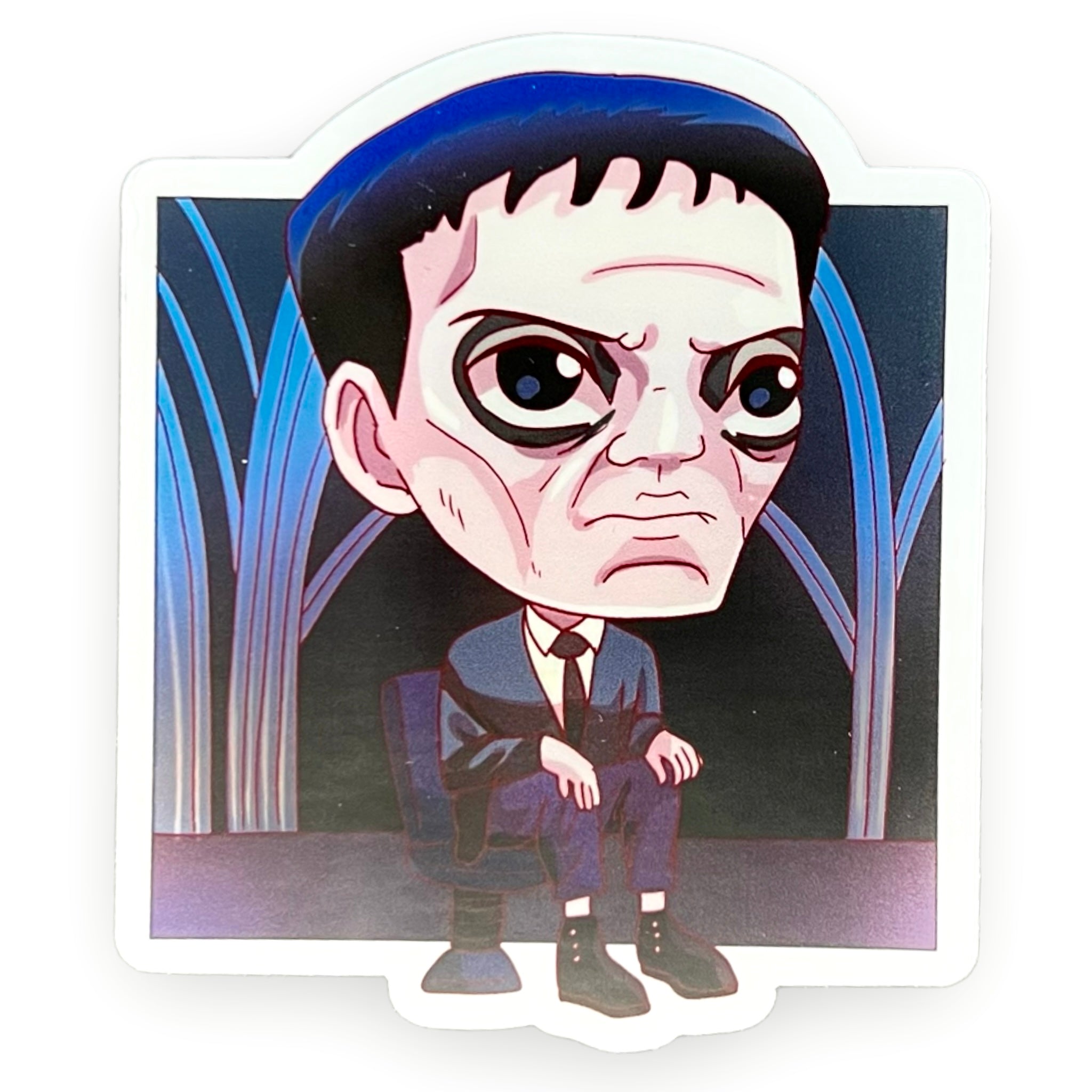 Monster Family Butler Sticker (#926) - Artistic Flavorz
