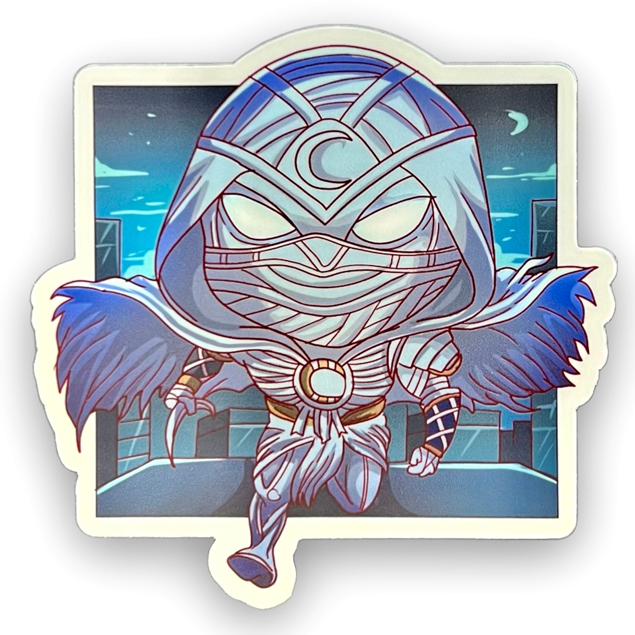Moon Warrior Sticker (#912) - Artistic Flavorz
