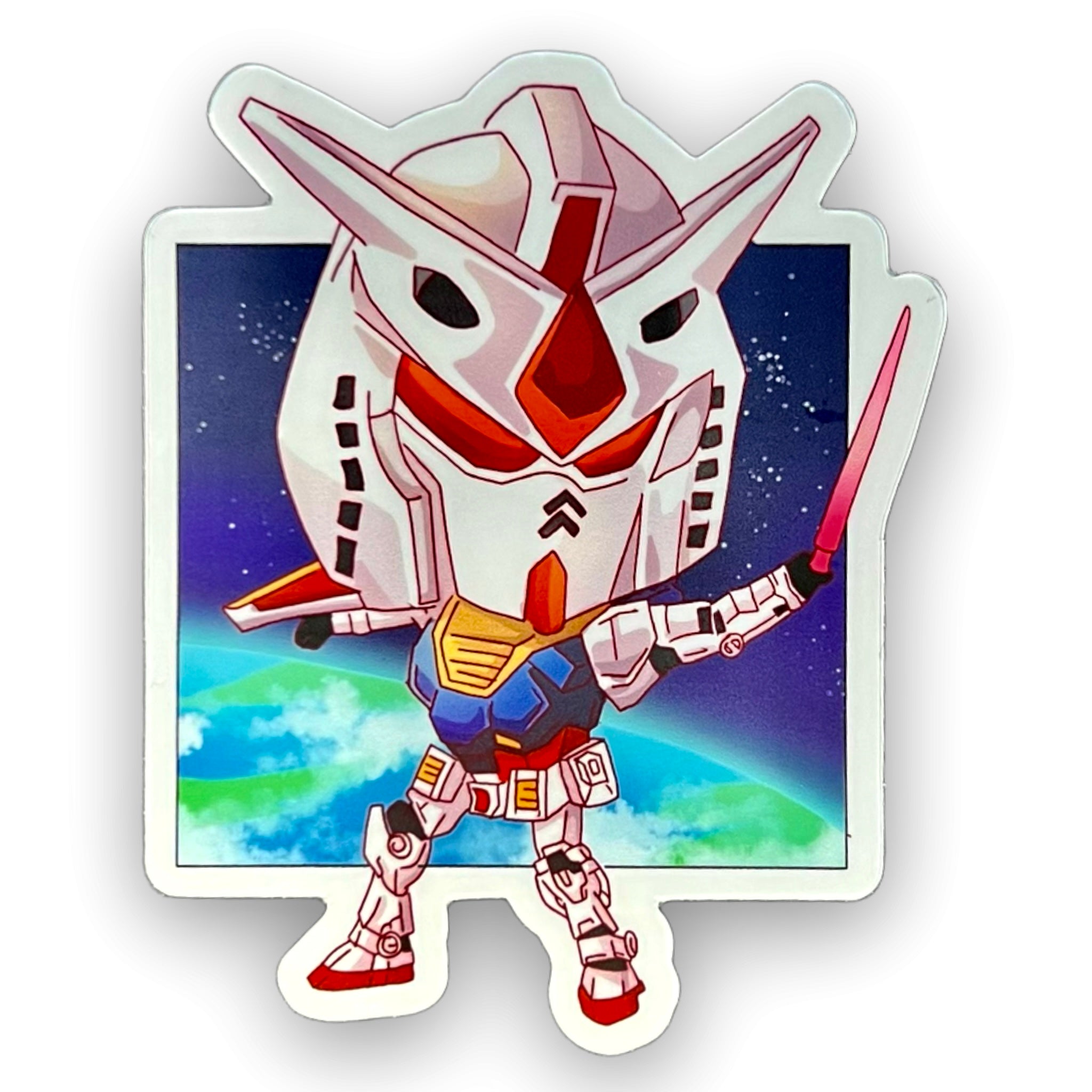 Japanese Robot Sticker (#902) - Artistic Flavorz