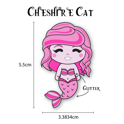 Cheshire Cat Mermaid Enamel Pin | Enamel Pin Artistic FlavorzArtistic Flavorz